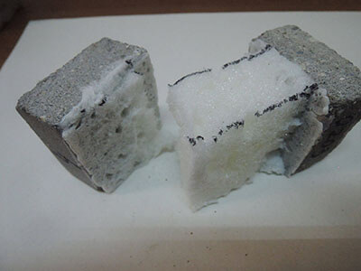 Рисунок внешнего вида образцов после определения прочности сцепления (со Стиз Д при температуре плюс 22 градуса и 62 процента)